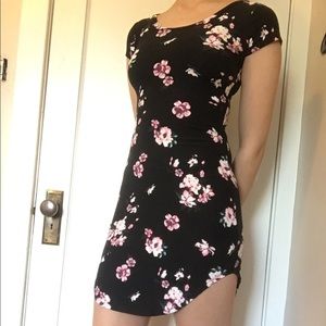 Floral Body Con Dress